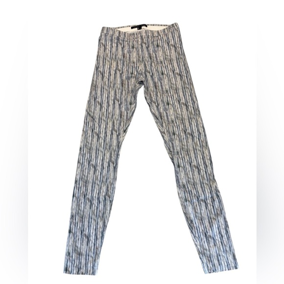 Theyskens' Theory size 4 NWOT pull on Striped Skinny Pants in Blue and Gray - Picture 8 of 11